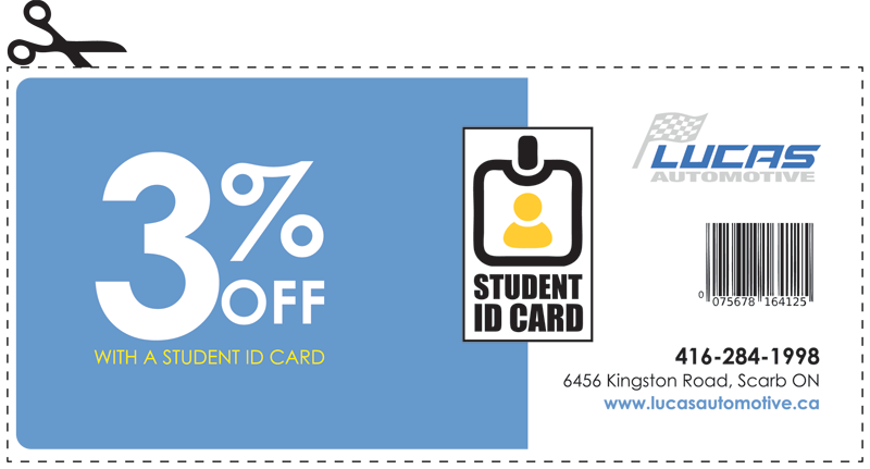 student coupon